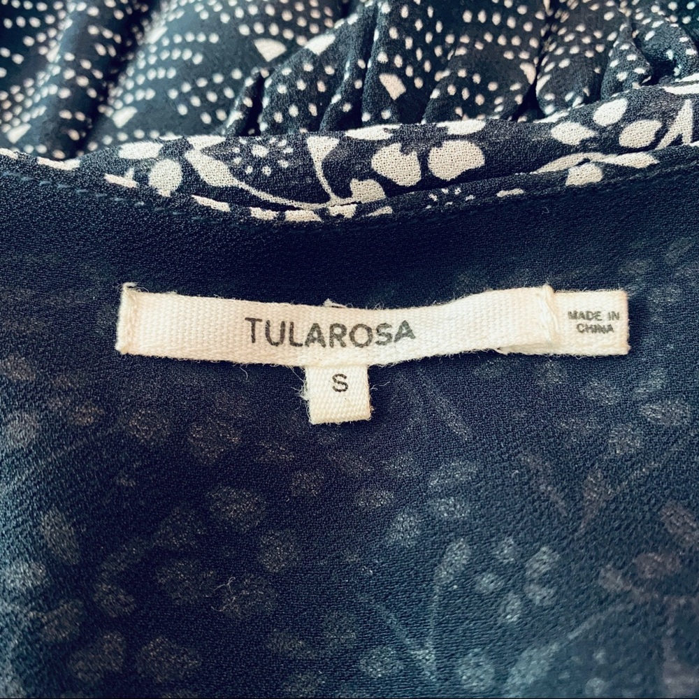 Tularosa Black and White Floral Blouse - Picture 10 of 12